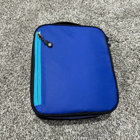 NWT! Ultra Arctic Zone Blue Expandable Cooler Lunchbox w/ Ice Packs Bento Boxes - Picture 7 of 8